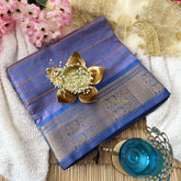 Vriksham Light Blue Chinnalampattu Saree Copper Border-VS4720